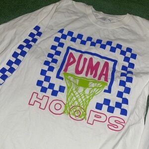 🎉HP🎉Puma Hopps 90s Y2K Crewneck long Sleeve Tee